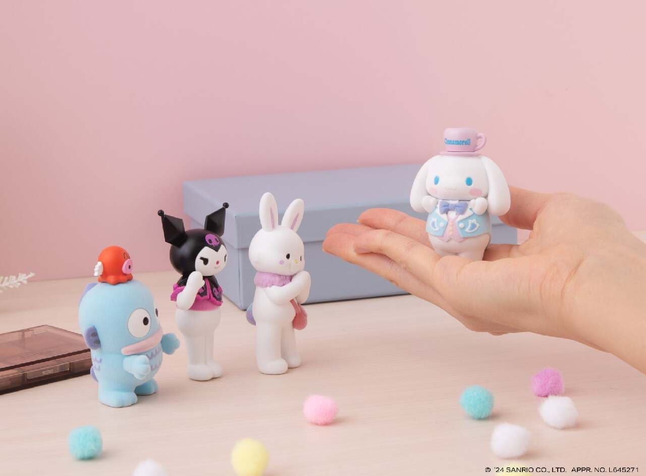 Bandai will start pre-order sales of Sanrio Characters' fluffy "Flocky Figure Doll Set 2" on Premium Bandai from March 8th Image 2
