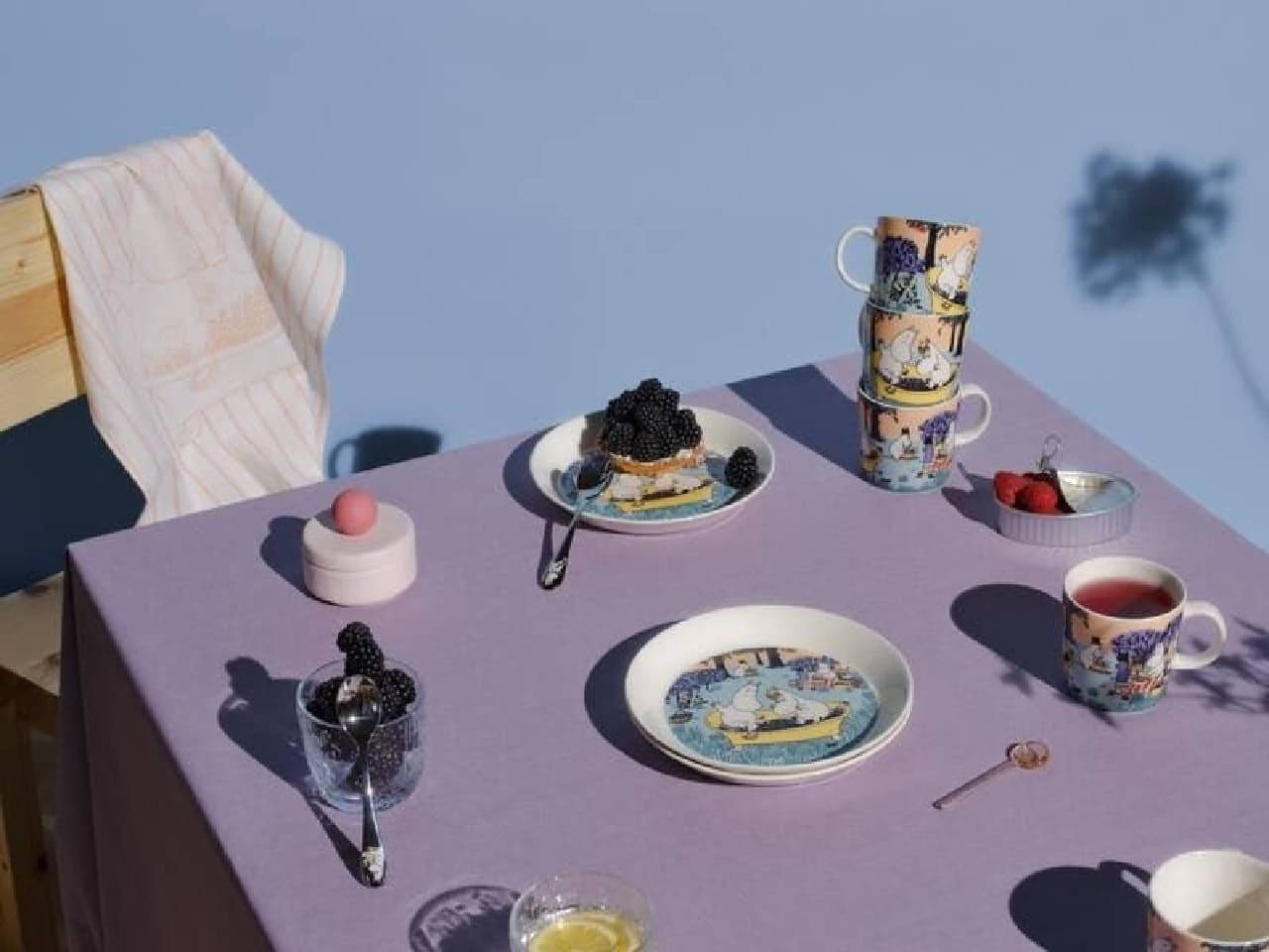 フィスカース ジャパンが「ムーミン アラビア」夏のサマーコレクション「ベリーシーズン」食器類5月8日発売、ビーチアイテムは5月29日より発売開始 画像1