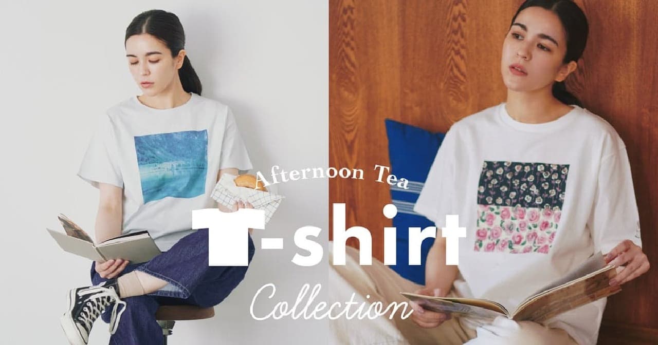 Afternoon Tea Living launches new collection of T-shirts and pouches in collaboration with illustrator maya Shibasaki and photographer Naoya Okazaki on April 24 Image 1