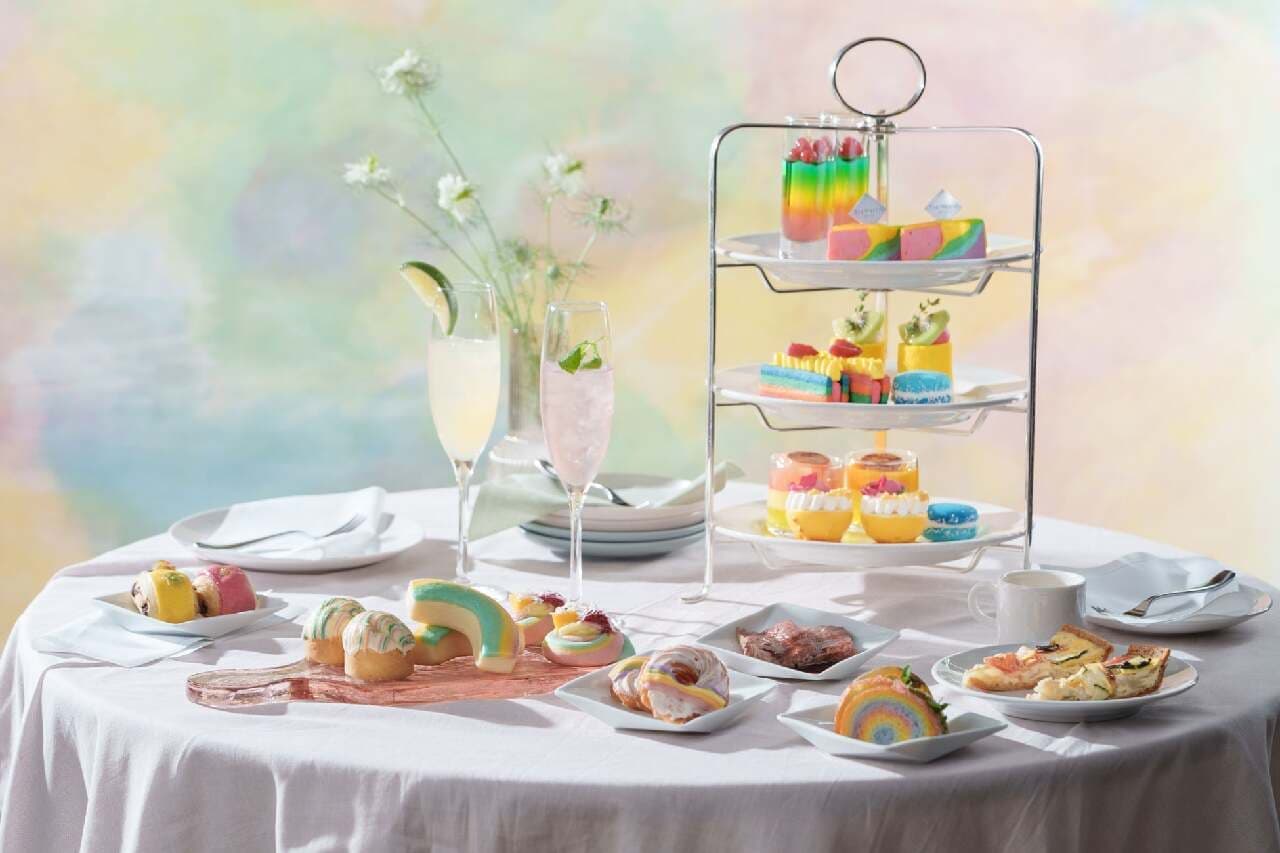  The Westin Sendai's new "Dreaming Rainbow Afternoon Tea" will go on sale from July 6, 2024, featuring an afternoon tea set with colorful sweets Image 3
