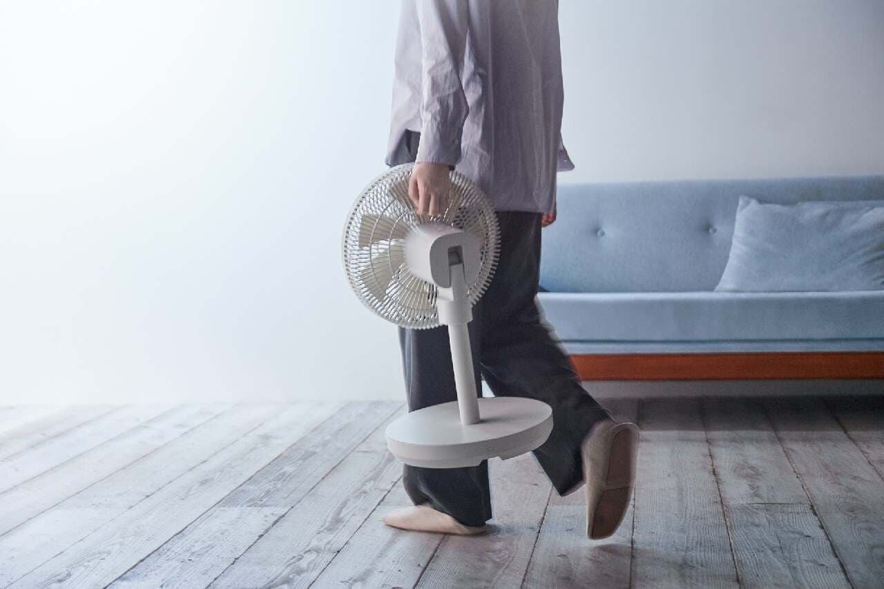 Winners' Recorto launches new cordless circulating fan. With a three-dimensional swivel and automatic adjustment, it will be available in 2023. image 2