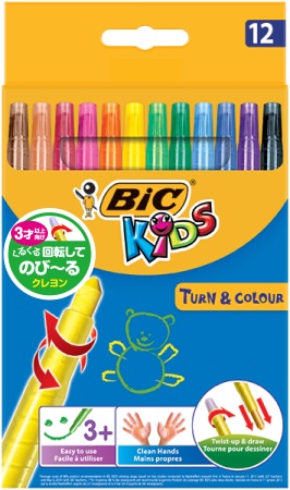 Nobiru Crayon 12 colors
