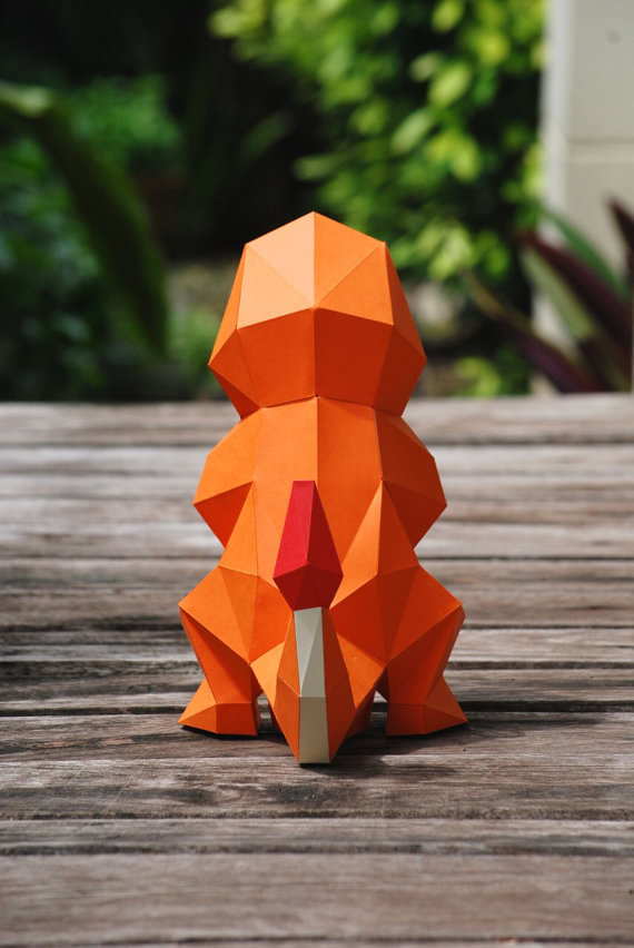 ピカチュウ 折ってみない ペーパークラフトで作るポケモン Paper Craft Diy Pikachu 画像 11 11 えんウチ